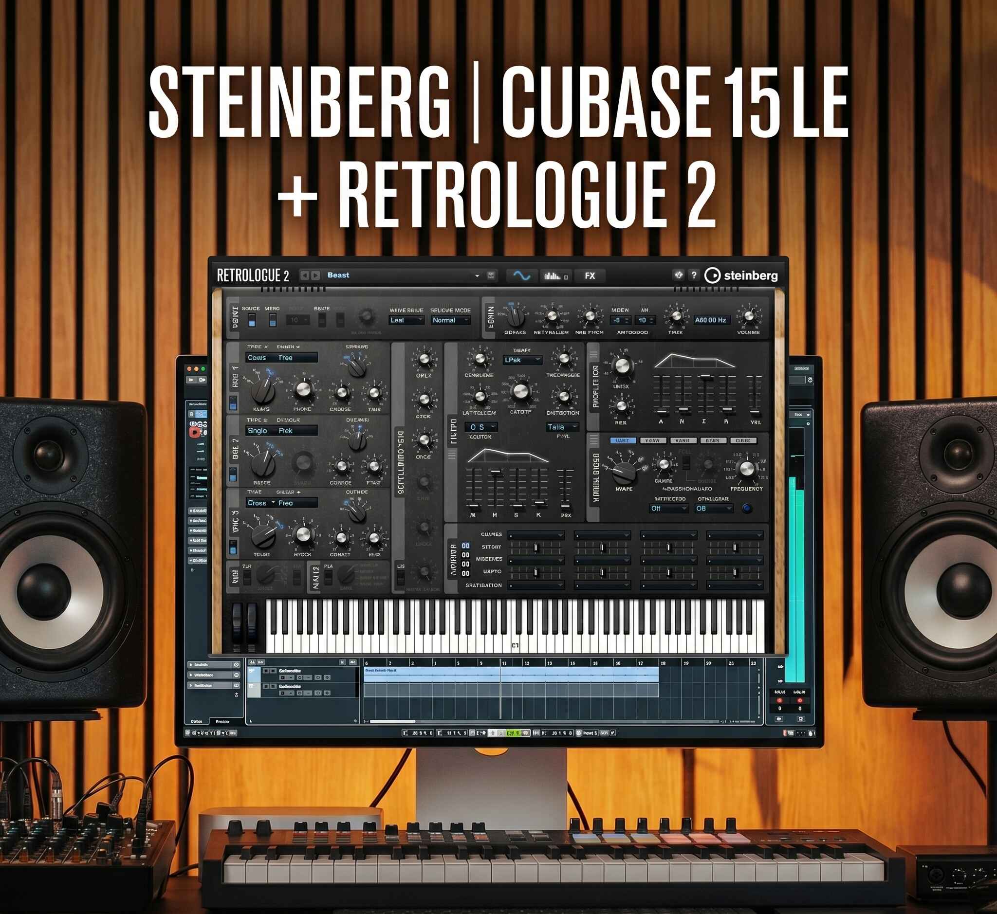 Steinberg Cubase 15 LE & Retrologue 2 Bundle